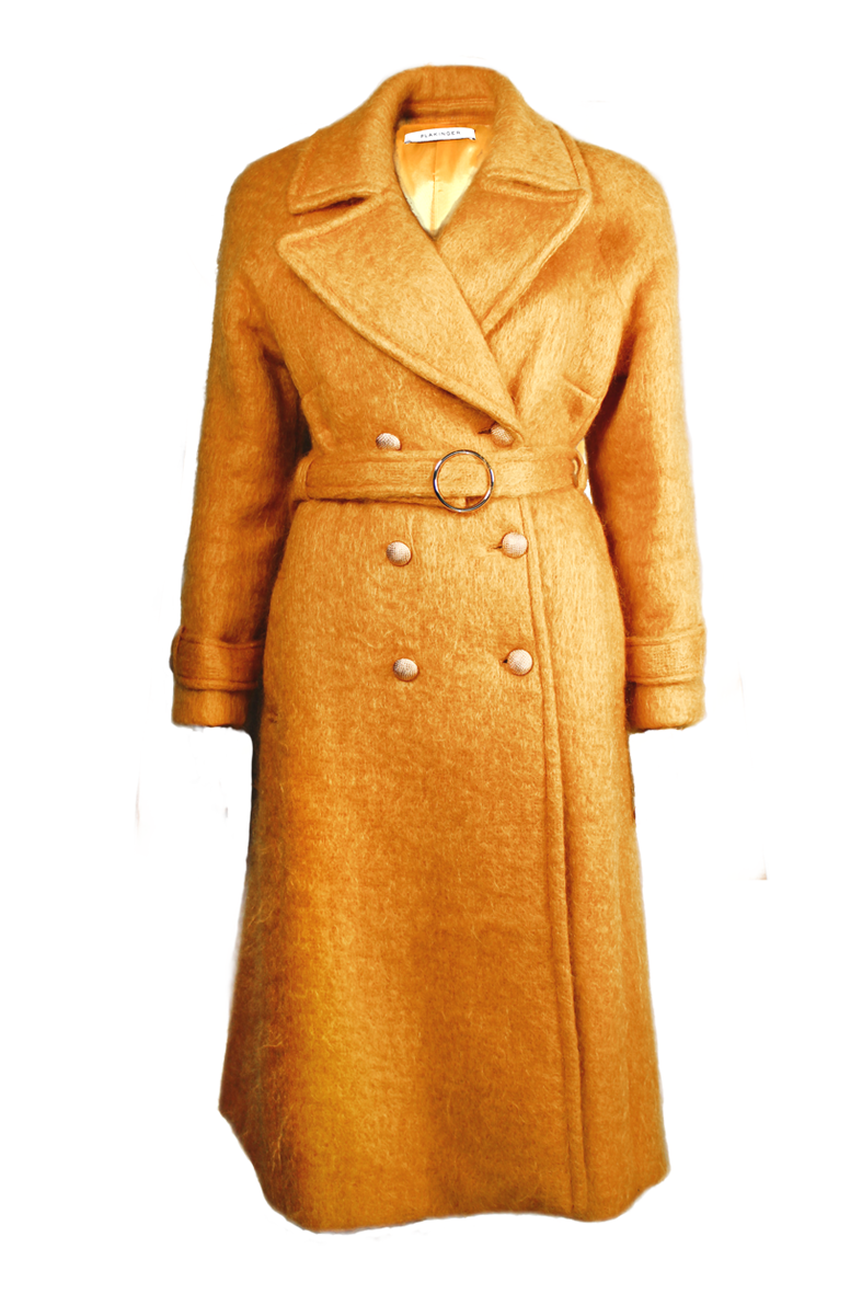 The Luminous Mohair Trench Coat