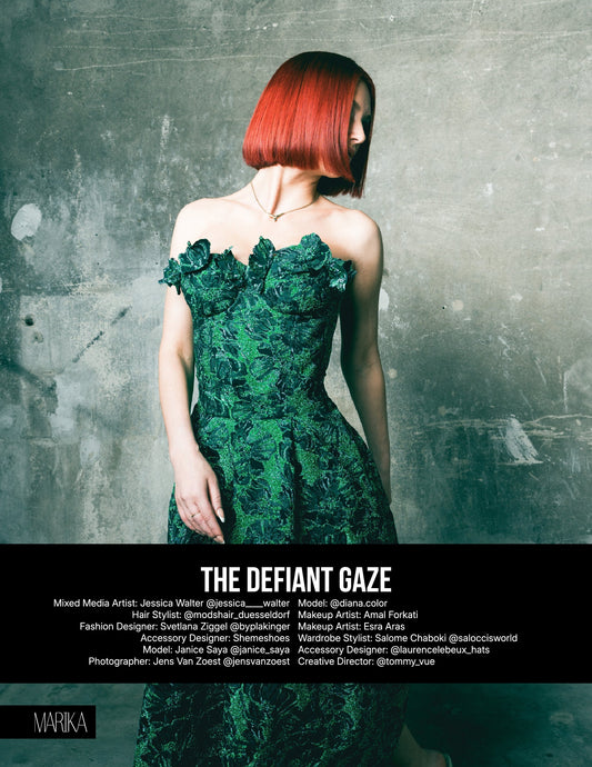 The Defiant Gaze editorial in Marika magazine.