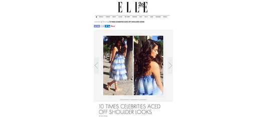 Athiya Shetty in PLAKINGER featured in ELLE magazine India