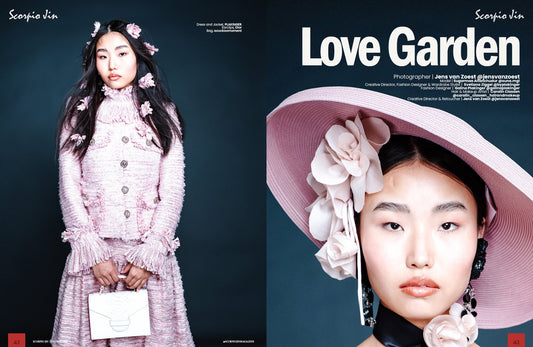 "LOVE Garden" editorial in Scorpio Jin magazine