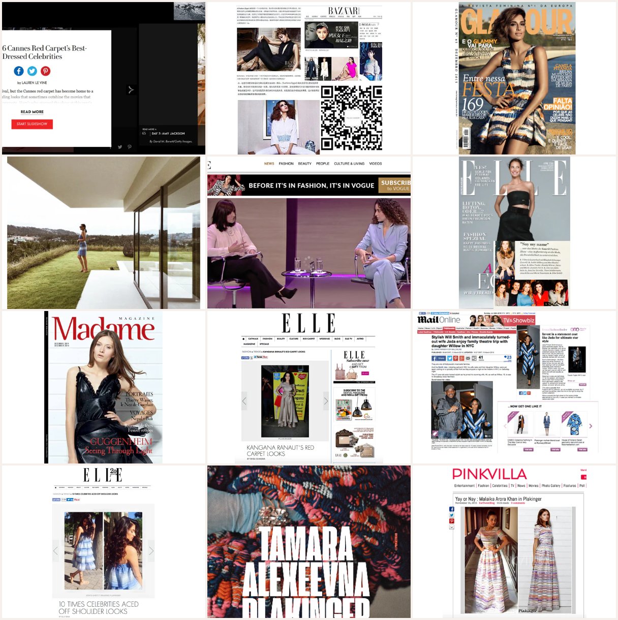 PLAKINGER press collage